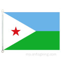 Bendera 90 * 150cm Djibouti 100% polyster
